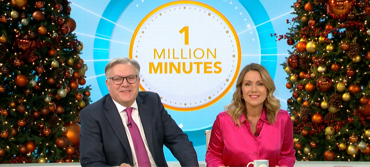 GOOD MORNING BRITAIN LAUNCHES 10TH YEAR OF 1 MILLION MINUTES
