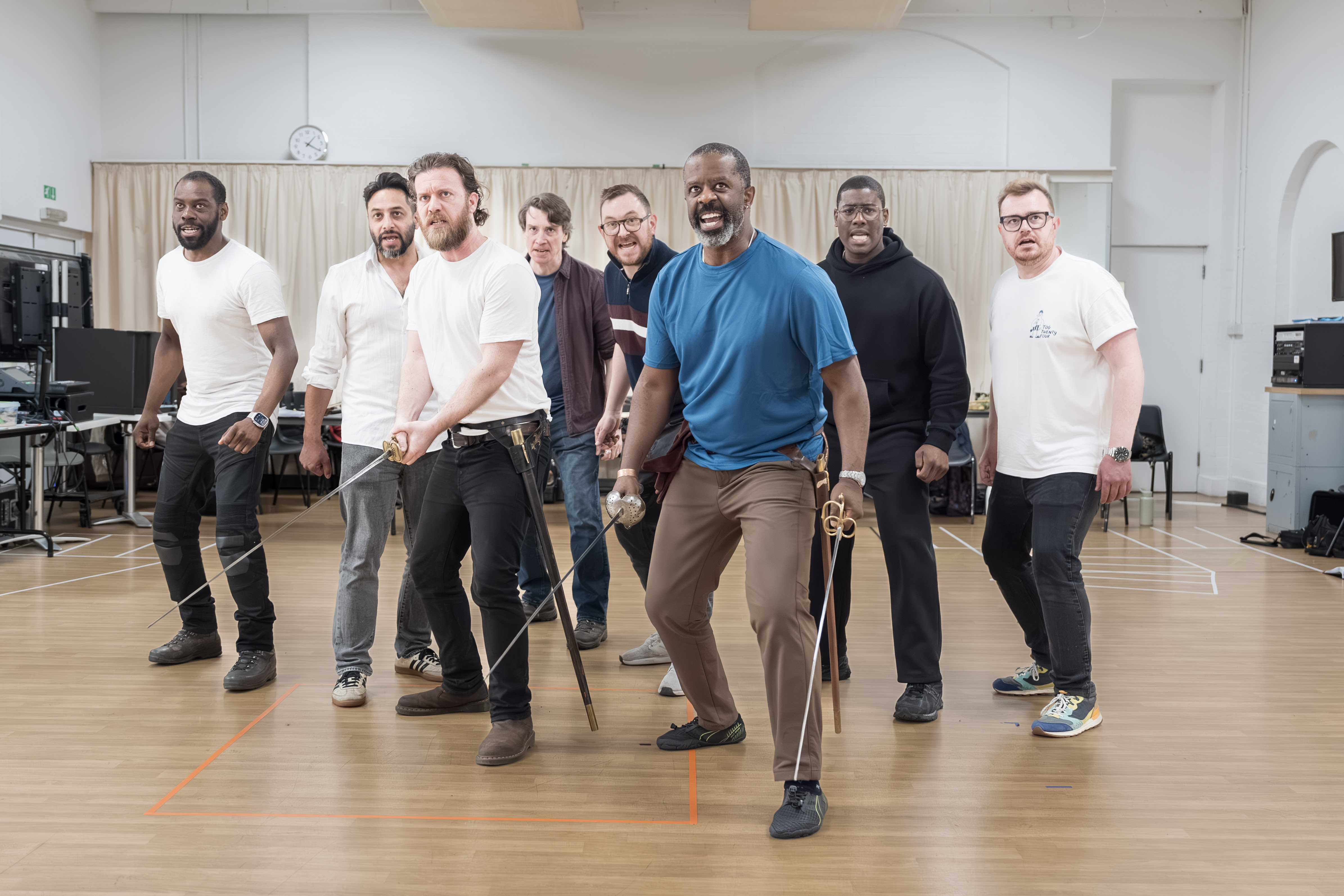 First look at rehearsals for the RSC's acclaimed 'Cyrano de Bergerac' in the West End